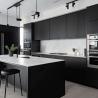 Modern European Design Complete Kitchen Set Smart Wood Matt Lacquer Finish Includes Faucet Dining Mall Accessory MDF Sink