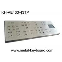 China 30mA Water Resistant Stainless Steel Keyboard 43 Keys With Touchpad Mouse on sale