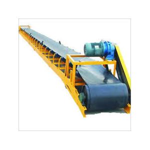 Polyester Moving Inclined Cleated Conveyor Belt For Stone Crusher Machine
