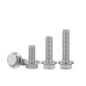 China GB Standard Passivated Stainless Steel Hex Flange Bolt M4 M6 M8 M10 M12 Class 4.8.8.8 10.9 12.9 wholesale
