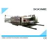 China PLC Touch Screen Corrugated Box Printing Machine , Auto 4 Colors Flexo Die Cutter wholesale