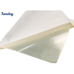 China Excellent Stickiness Amber PES Adhesive Film Hot Melt Polyester for Stainless Steel supplier