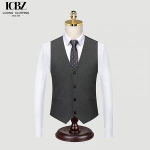 Brothers' Wedding Attire Korean Style Suits Vests and Formal Suits with Velour Fabric