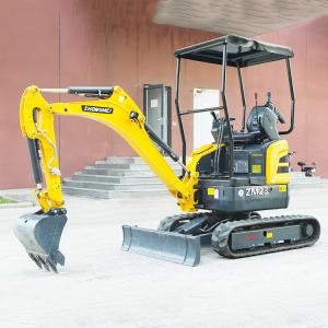 Hydraulic Excavator Machine 2 Tone Hightop Mini Digger With Telescopic Track Chassis