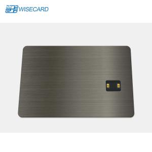 China Matt Surface NFC Metal Cards For Club Visiting Digital Signature Authentication supplier