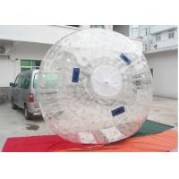 China Soccer Inflatable Zorb Ball Manufacturing In 1.0 PVC / Body Zorbing Ball on sale