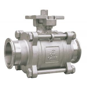China Three-Piece High Platform Female Ball Valve Initial Payment with Thread Connection supplier
