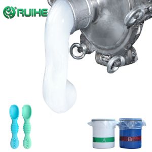 China Fast Curing 100% Platinum Liquid Silicone Rubber with 50-70 Shore A Hardness for Spoon Making Materials wholesale