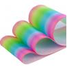 Oem Logo Pastel Rainbow 75mm Glitter Ribbon Custom 1 Print Grossgrain