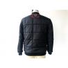 China Mens PU Leather Coat Polyester Bomber Jacket With Zip Pocket / Emboriedary Patch TWS8055 wholesale