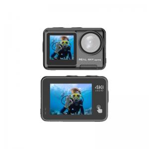 4K Ultra HD Action Camera with 2 Displays 5 Meters Body Waterproof WiFi Sports Cam