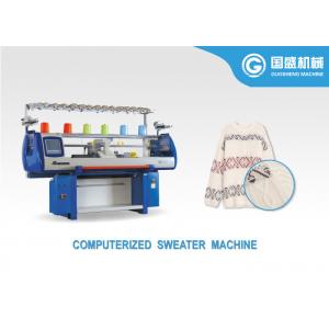 China Stitch 12 G Jacquard Sweater Flat Knitting Machine supplier