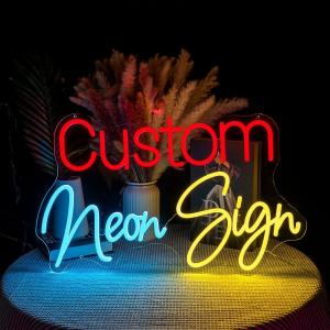 China Custom LED Neon Light Happy Birthday Led Light Sign Letters For Party Home Decoration supplier