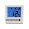 Air Conditioner Fan Coil Thermostat With Remote Control , Digital Lcd Display