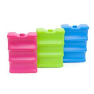 China Milk Storage Gel Ice Boxes Brick Dry Reusable Without GEL For Cooler Bag supplier