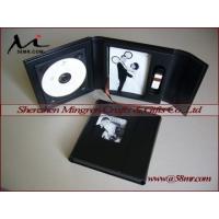 Leather DVD CD Photo Album with USB Box