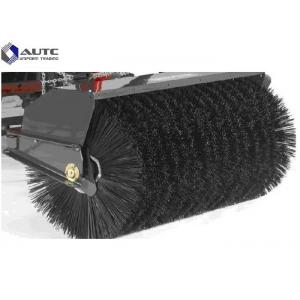 Cleaning Rotary Snow Sweeper Brush For Bobcat Machine Wafer Brushes Blue Pink