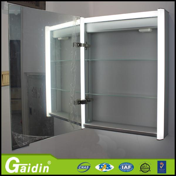 wall mounted led makeup bathroom cupboards with mirrors