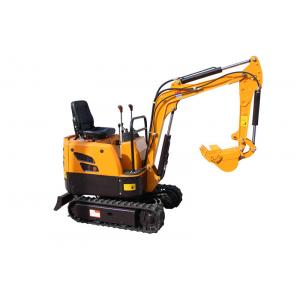 0.02m3 Mini Crawler Excavator For Garden Farmland Small Project Yellow
