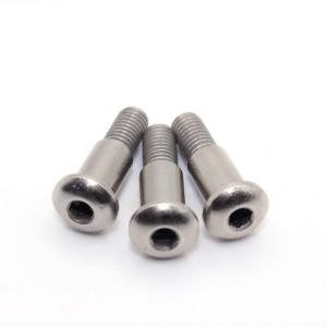 China Stainless Steel Hex Socket Button Head Cap Machine Screws with ISO9001 2015 Certificate supplier