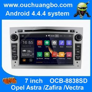 Ouchuangbo android 4.4 Opel Astra  Zafira sliver colour capacitive canbus 3G WIFI free map