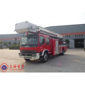 New Generation Six Seats 30m Working Height Aerial Ladder Fire Trucks 2 Axles