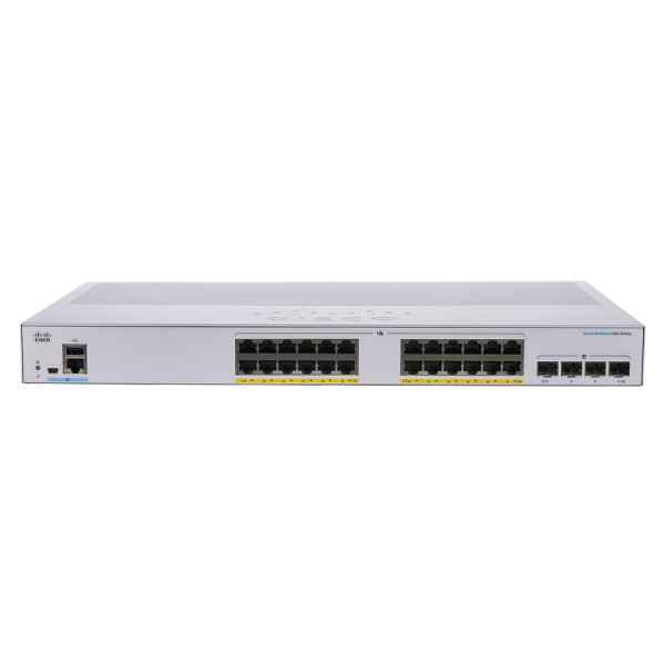 24-Port Gigabit Cisco Switch With 4x SFP , VLAN & QoS Support C1000 Series