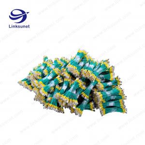 China JST FVWS5.5 - 6 Terminal Harness Connector UL1015 - 10AWG Green Pvc Cable Wire supplier