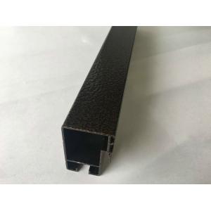 China 6063 6063A 6060 6061 Anodized Aluminum Profiles Oxidizing Sand Blast Black supplier