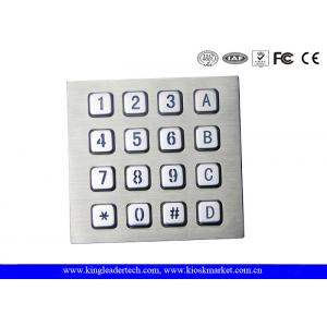 China Machine Use Industrial Keyboard Door Access Keypad with 16 Keys Layout Costomizable supplier