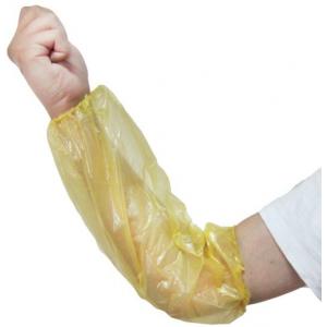 White PE Disposable Oversleeve 18 Inch Sleeve Protectors For Arms