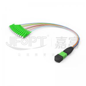 MPO/PC To LC/UPC Breakout Cable For MPO Modular Cassette