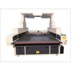 Automatic Edge Finding Laser Carving Machine For Fabric Shoe Newspaper Wood