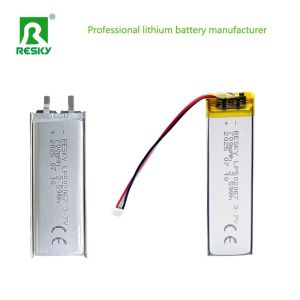 China Cellule de batterie lithium polymère 502065 502067 3,7 V 700 mAh, cellule lithium rechargeable supplier
