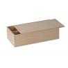 Sliding Top 2 Bottle Wooden Wine Box , Personalized Paulownia Wood Storage Box