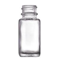 China 15ml Clear Flint Rectangular Glass Ink Bottles Square With Dropper Cap on sale