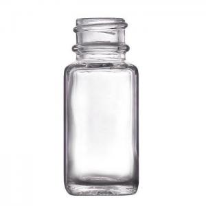 15ml Clear Flint Rectangular Glass Ink Bottles Square With Dropper Cap