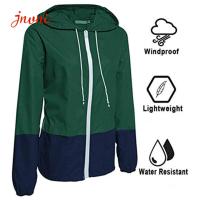 China Lightweight Waterproof Rain Jackets Packable Outdoor Hooded Windbreaker on sale
