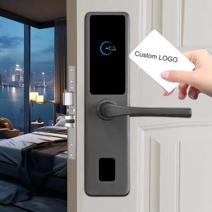 Room Home Smart Door Lock Indoor Wooden Door Home Card Electronic Lock Hotel Door Lock System Supplier