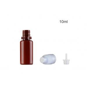 China Plastic Smoke Oil Bottle , 10ml Empty Pet Bottle Customized Colors With Cap supplier