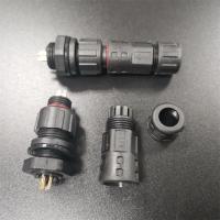 China IP67 8 Pin Electrical Wiring Harness Rear Screw Panel Mount Lock M12 Waterproof on sale