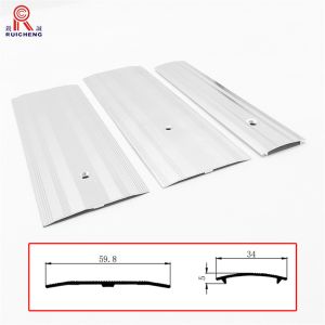 Polished Aluminium Transition Strip Multifunction 38mm Width 6063 T5