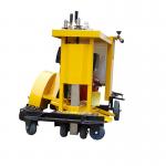 Extensible Handle Cement Cutter Machine , Dia1200mm Road Groove Cutting Machine
