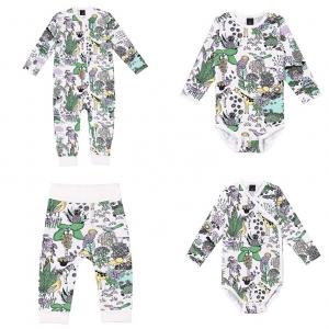 Printing pajamas NEWBORN ROMPER kids clothes whosale newborn baby clothes