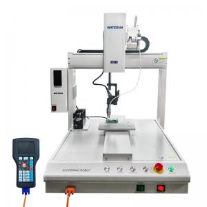 0.4-0.6MPA Automatic Soldering Machine , Multifunctional PCB Welding Robot