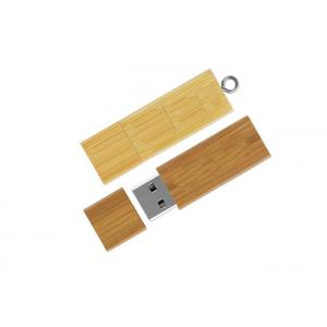 China Economical Wooden Usb Memory Stick 2GB - 64GB  Swivel Shape With Wrist Strap supplier