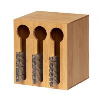 China 3-6L Bamboo Organizer Boxes Wood Western Restaurant Knife And Fork Cutlery Organization on sale