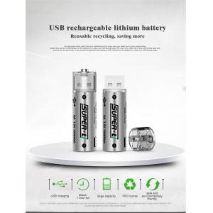 China USB rechargeable lithium battery, Reusable recycling, saving more supplier