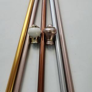 China Luxury Adjustable 0.4mm 6.7m Wrought Iron Drapery Rods supplier
