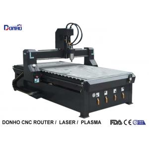 China Black 4 Zones Vacuum Table CNC 3D Router Machine , Wood Carving Router Machine supplier